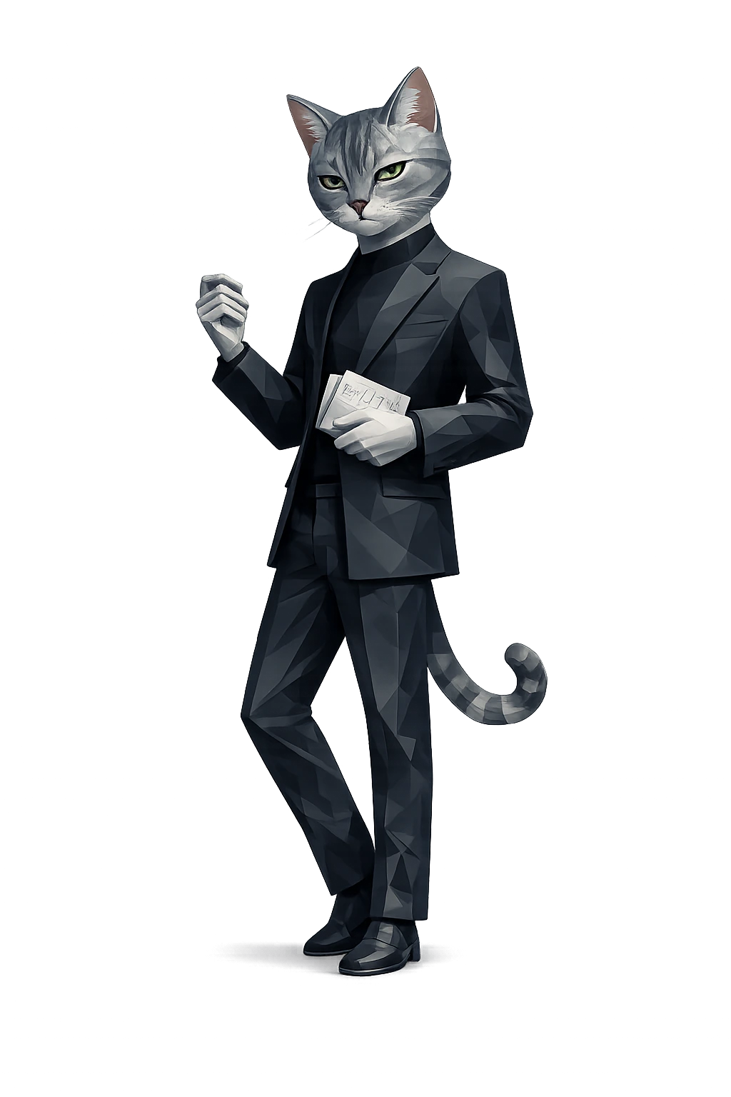 猫咪 INTJ 冷血合伙人结果插画