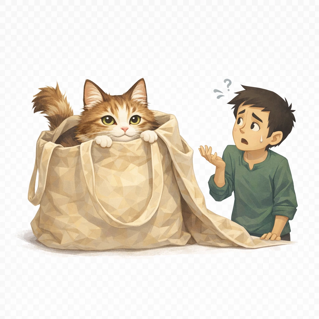 猫咪 ISFP 失踪博主结果插画
